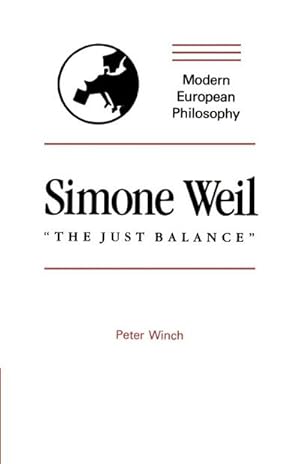 Immagine del venditore per Simone Weil : "The Just Balance" venduto da AHA-BUCH GmbH