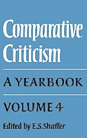 Bild des Verkufers fr Comparative Criticism : Volume 4, the Language of the Arts zum Verkauf von AHA-BUCH GmbH