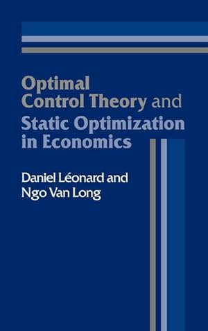 Bild des Verkufers fr Optimal Control Theory and Static Optimization in Economics zum Verkauf von AHA-BUCH GmbH