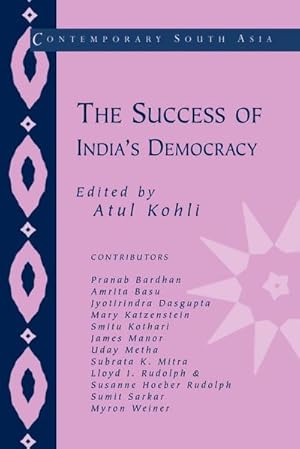 Bild des Verkufers fr The Success of India's Democracy zum Verkauf von AHA-BUCH GmbH