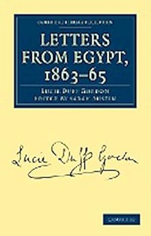 Bild des Verkufers fr Letters from Egypt, 1863-65 zum Verkauf von AHA-BUCH GmbH