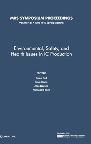 Bild des Verkufers fr Environmental, Safety, and Health Issues in IC Production zum Verkauf von AHA-BUCH GmbH