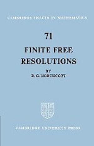 Seller image for Finite Free Resolutions for sale by AHA-BUCH GmbH