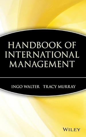 Bild des Verk�ufers f�r Handbook of International Management zum Verkauf von AHA-BUCH GmbH