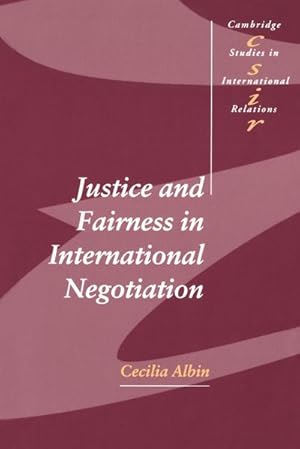 Seller image for Justice in Fairness International Negotiation for sale by AHA-BUCH GmbH