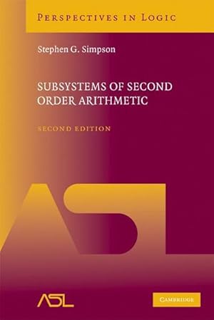 Immagine del venditore per Subsystems of Second Order Arithmetic venduto da AHA-BUCH GmbH