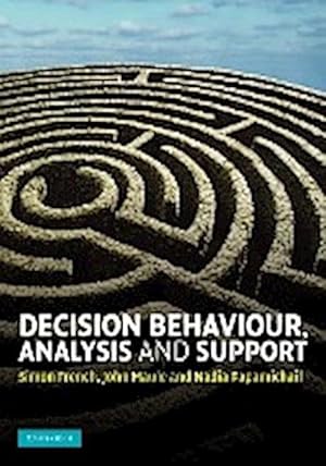 Bild des Verkufers fr Decision Behaviour, Analysis and Support zum Verkauf von AHA-BUCH GmbH