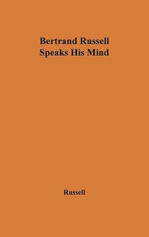 Immagine del venditore per Bertrand Russell Speaks His Mind. venduto da AHA-BUCH GmbH