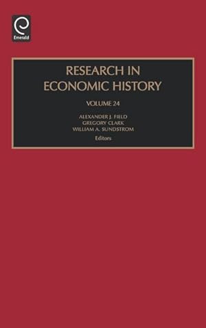 Imagen del vendedor de Research in Economic History a la venta por AHA-BUCH GmbH