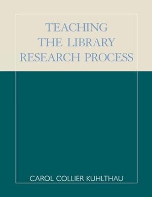 Immagine del venditore per Teaching the Library Research Process venduto da AHA-BUCH GmbH