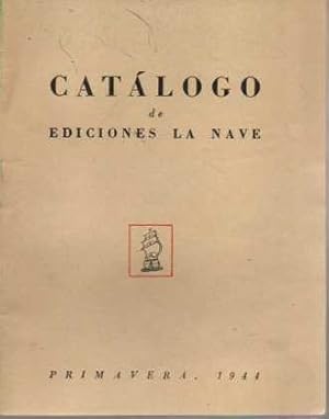 CATÁLOGO DE EDICIONES LA NAVE.