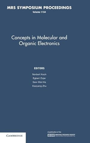Seller image for Concepts in Molecular and Organic Electronics for sale by AHA-BUCH GmbH