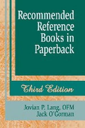 Bild des Verkufers fr Recommended Reference Books in Paperback zum Verkauf von AHA-BUCH GmbH