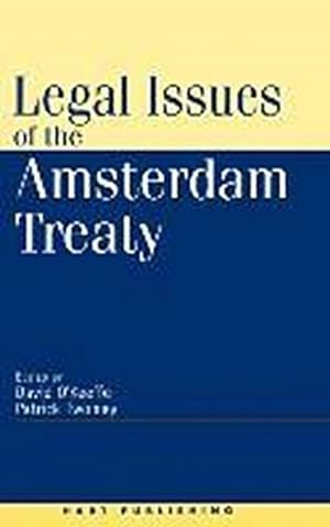 Seller image for Legal Issues of the Amsterdam Treaty for sale by AHA-BUCH GmbH