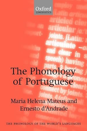 Immagine del venditore per The Phonology of Portuguese venduto da AHA-BUCH GmbH