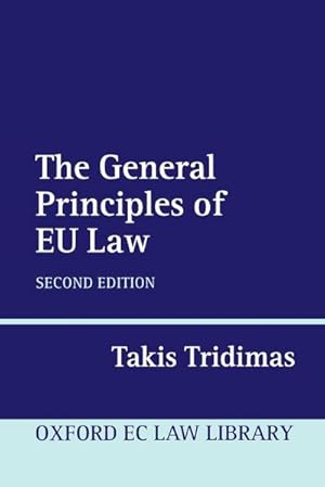 Bild des Verkufers fr The General Principles of EU Law zum Verkauf von AHA-BUCH GmbH