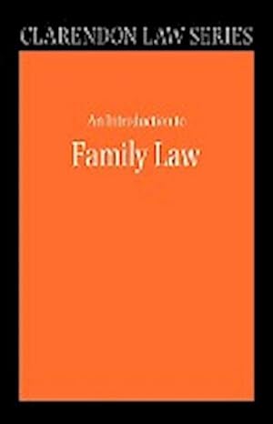 Imagen del vendedor de An Introduction to Family Law a la venta por AHA-BUCH GmbH