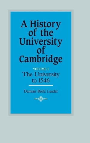 Bild des Verkufers fr A History of the University of Cambridge zum Verkauf von AHA-BUCH GmbH