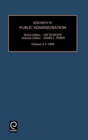 Seller image for Research in Public Administration for sale by AHA-BUCH GmbH