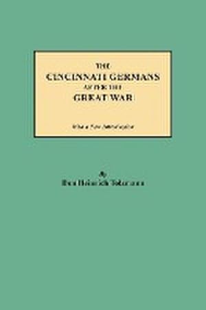 Immagine del venditore per Cincinnati Germans After the Great War venduto da AHA-BUCH GmbH