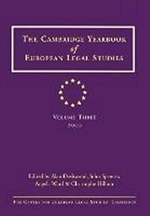 Imagen del vendedor de Cambridge Yearbook of European Legal Studies : Volume 3, 2000 a la venta por AHA-BUCH GmbH