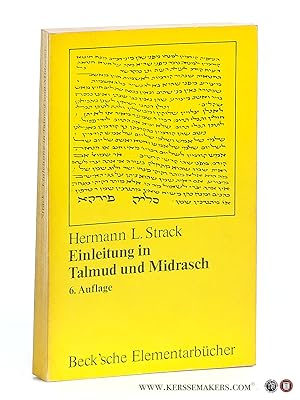 Bild des Verkufers fr Einleitung in Talmud und Midrasch. Sechste Auflage. zum Verkauf von Emile Kerssemakers ILAB