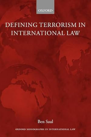 Immagine del venditore per Defining Terrorism in International Law venduto da AHA-BUCH GmbH