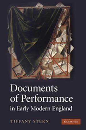 Bild des Verkufers fr Documents of Performance in Early Modern England zum Verkauf von AHA-BUCH GmbH
