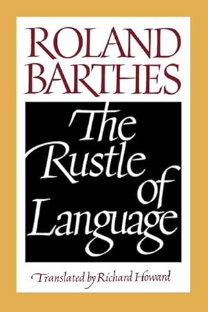 Imagen del vendedor de The Rustle of Language a la venta por AHA-BUCH GmbH