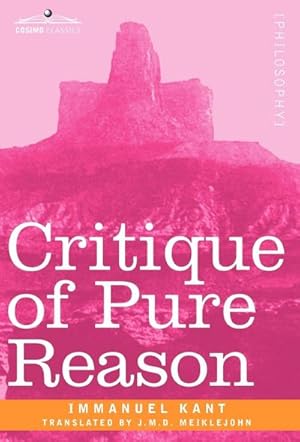 Image du vendeur pour Critique of Pure Reason mis en vente par AHA-BUCH GmbH