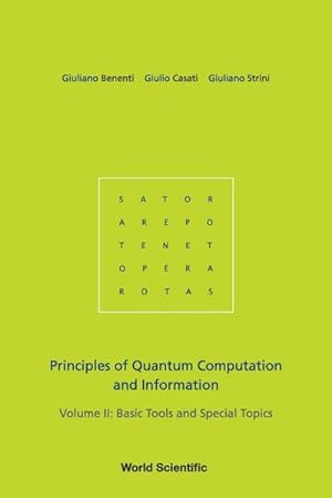 Image du vendeur pour Principles of Quantum Computation and Information, Volume 2 : Basic Tools and Special Topics mis en vente par AHA-BUCH GmbH