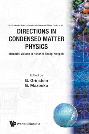 Image du vendeur pour Directions in Condensed Matter Physics : Memorial Volume in Honor of Shang-Keng Ma mis en vente par AHA-BUCH GmbH