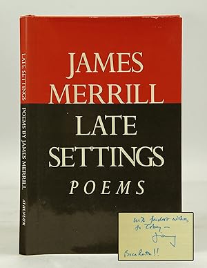 Late Settings (inscribed by author)