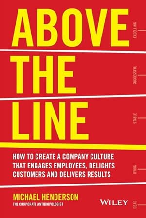 Bild des Verkufers fr Above the Line : How to Create a Company Culture That Engages Employees, Delights Customers and Delivers Results zum Verkauf von AHA-BUCH GmbH