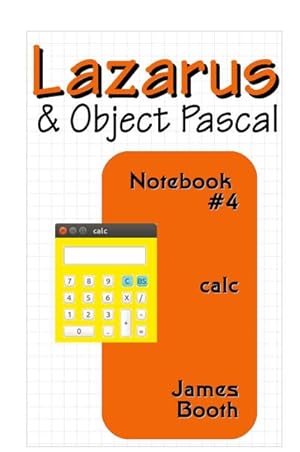 Seller image for Lazarus & Object Pascal Notebook #4 for sale by AHA-BUCH GmbH