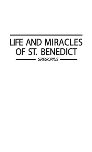 Seller image for Life and Miracles of St. Benedict (Book Two of the Dialogues). for sale by AHA-BUCH GmbH