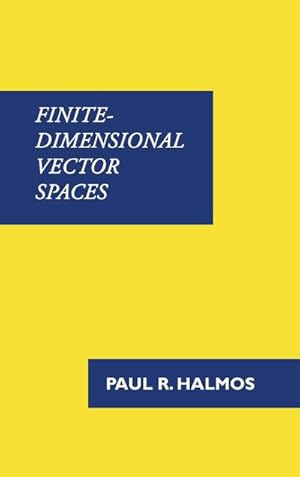 Immagine del venditore per Finite-Dimensional Vector Spaces venduto da AHA-BUCH GmbH