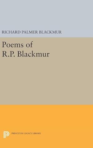 Bild des Verkufers fr Poems of R.P. Blackmur zum Verkauf von AHA-BUCH GmbH