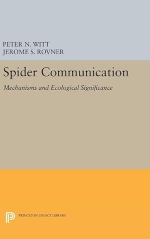 Bild des Verkufers fr Spider Communication : Mechanisms and Ecological Significance zum Verkauf von AHA-BUCH GmbH