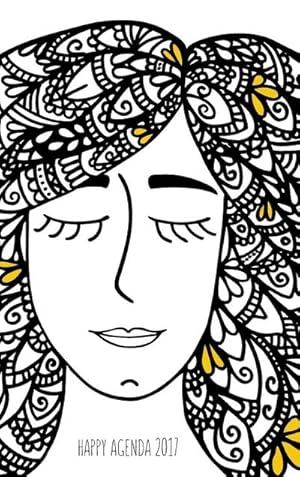 Bild des Verkufers fr Happy Agenda 2017 : Zentangle Girl zum Verkauf von AHA-BUCH GmbH