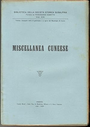 Miscellanea cuneese