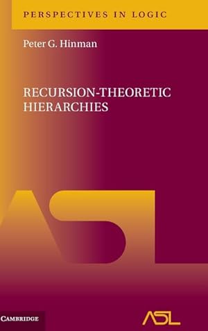 Bild des Verkufers fr Recursion-Theoretic Hierarchies zum Verkauf von AHA-BUCH GmbH