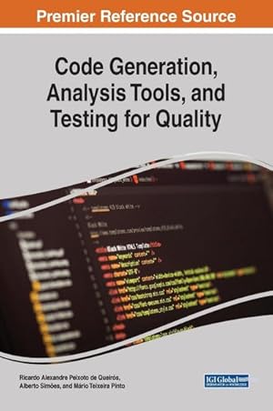 Immagine del venditore per Code Generation, Analysis Tools, and Testing for Quality venduto da AHA-BUCH GmbH