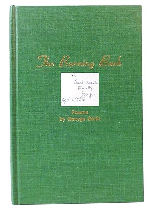 Imagen del vendedor de THE BURNING BUSH Poems SIGNED a la venta por Rare Book Cellar