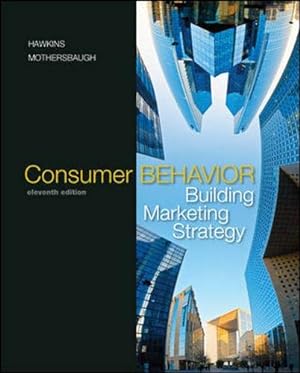 Seller image for Consumer Behavior with DDB LifeStyle Study Data Disk (Consumer Behavior: Building Marketing Strategy) for sale by Reliant Bookstore