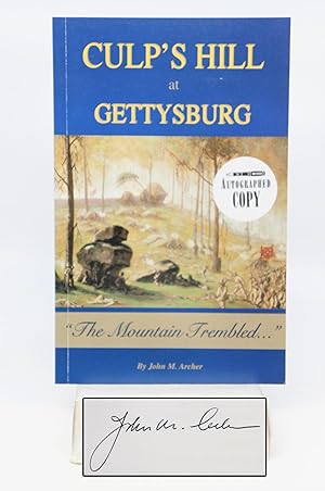 Bild des Verkufers fr Culp's Hill at Gettysburg: The Mountain Trembled.(SIGNED, FIRST EDITION) zum Verkauf von Shelley and Son Books (IOBA)