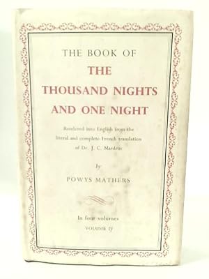 Seller image for The Book of The Thousand and One Nights Vol IV for sale by World of Rare Books