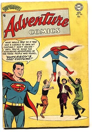 ADVENTURE COMICS #193 1953-SUPERBOY-GREEN ARROW-AQUAMAN-JOHNNY QUICK