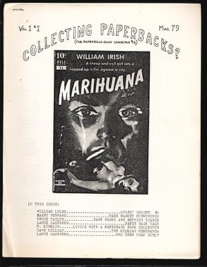 Collecting Paperbacks? #1 1979-1st issue-'Marihuana' by William Irish cover-Info for paperback bo...