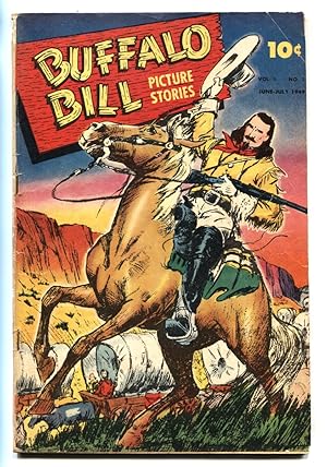 BUFFALO BILL PICTURE STORIES #1 1949-STREET & SMITH PUB comic book VG